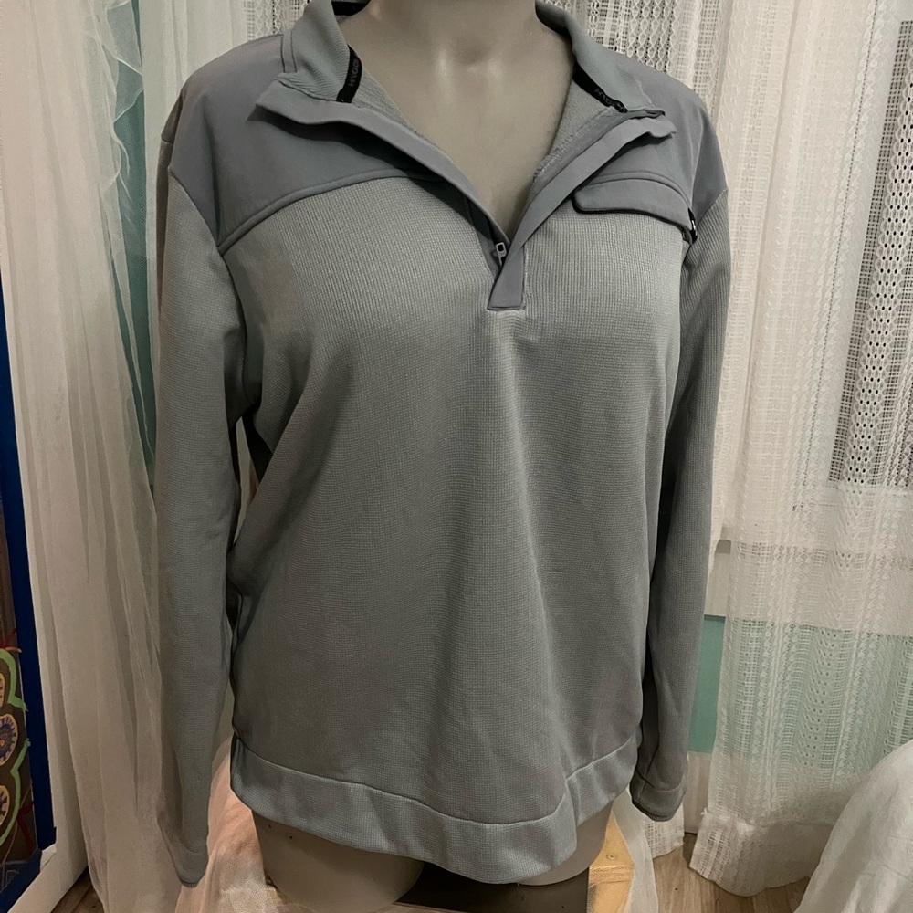 Storm Gray Quarter-Zip Pullover